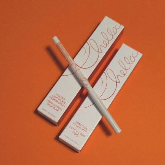 Chella Other - Chella 3-piece Eye Set w/Gift Bag: Eyebrow Cream, Color & Highlighter, NIB